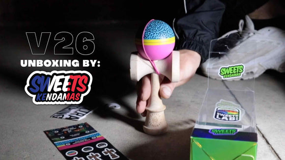 UNBOXING: V26 Custom & test by Alexis Gras - Sweets Kendamas France