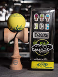 Sweets kendamas France Kendama new nouveau freestyle bilboquet juggle kenflip stall LEGEND Shape coop cooper eddy coop mod flamme flammes phosphorescent fluo brillant collant trick lumière