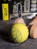Sweets kendamas France Kendama new nouveau freestyle bilboquet juggle kenflip stall LEGEND Shape coop cooper eddy coop mod flamme flammes phosphorescent fluo brillant collant trick lumière