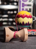 Sweets kendamas France Kendama Josh Joshua flow grove montagne ski forêt couché de soleil sunset sunrise sun amped shape new nouveau freestyle bilboquet juggle kenflip stall TURBO Shape moon sun mountain